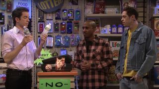 John Mulaney, Chris Redd, and Pete Davidson on SNL