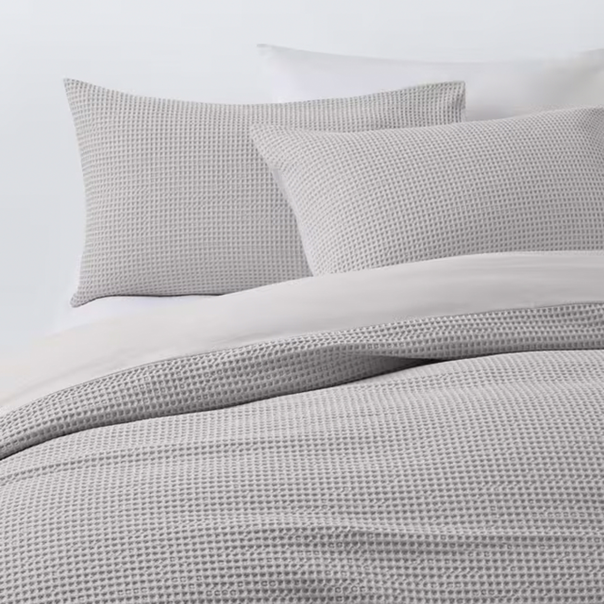 John Lewis Chunky Waffle Duvet Cover Set