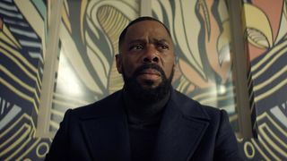 Colman Domingo staring off-camera in Netflix's crime series The Madness