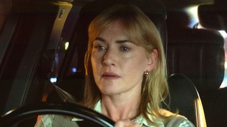 Julia driving Molly in Goodbye June