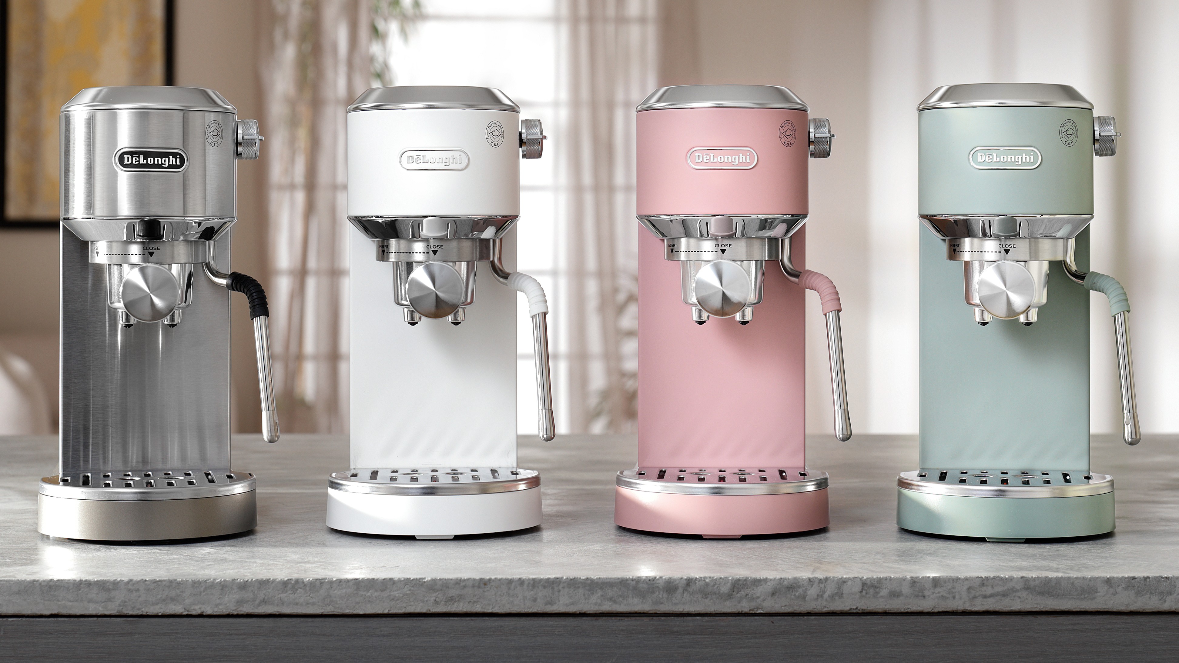 De'Longhi Dedica Duo espresso machine in four colors