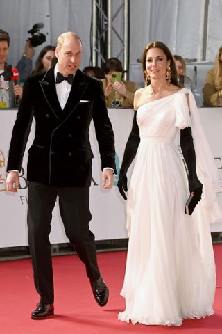 William and Catherine at the BAFTAs
