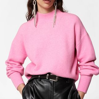 Mock-Neck Sweater