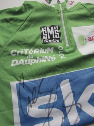 Geraint Thomas jersey, Rob Jefferies auction