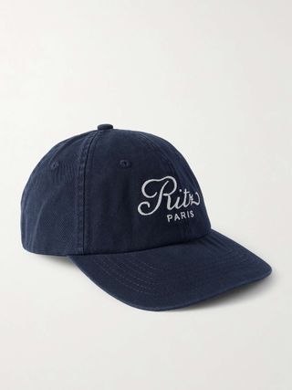 + Ritz Paris Embroidered Cotton-Twill Baseball Cap