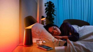 Philips Hue Twilight Lamp in Bedroom
