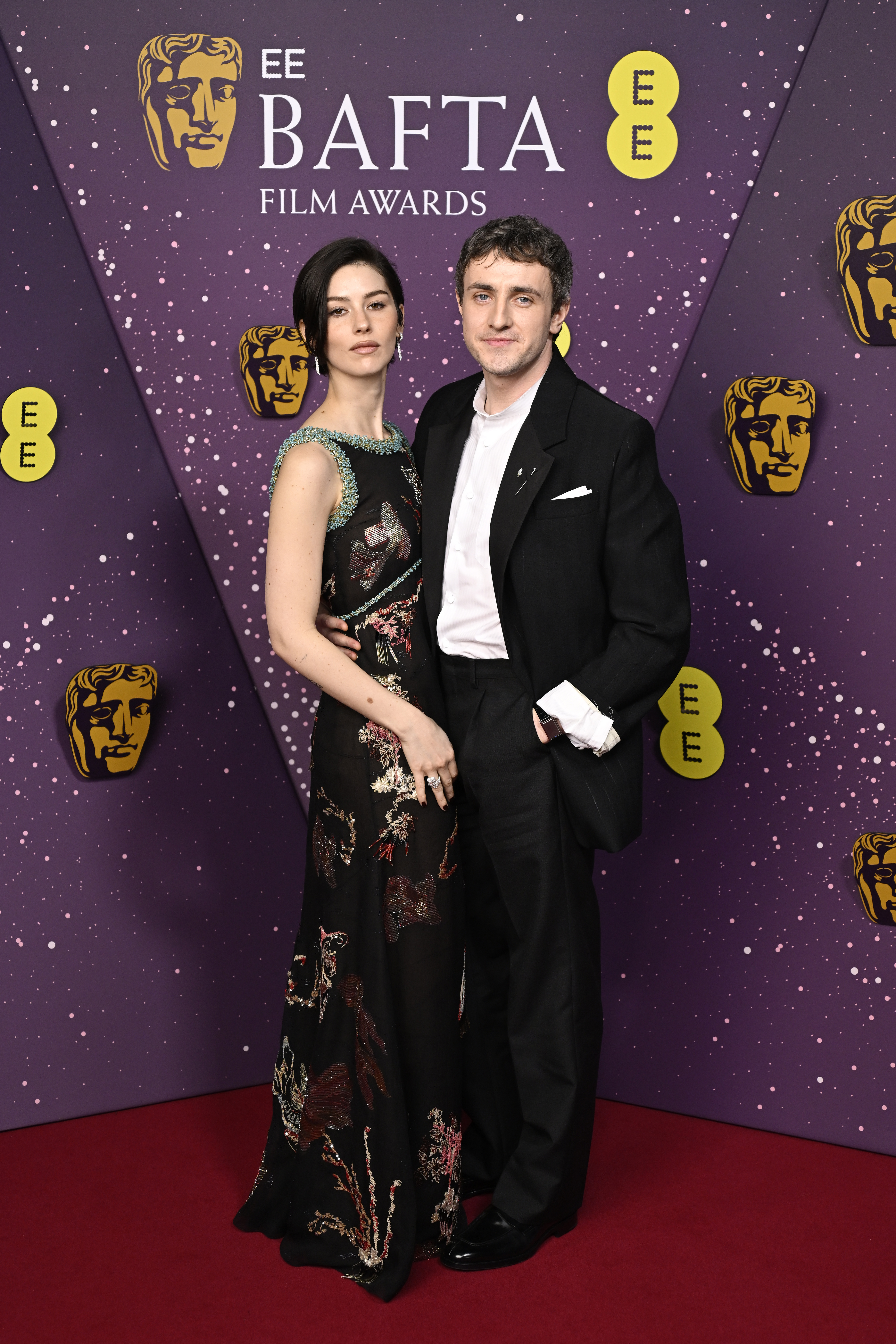 Gracie Abrams and Paul Mescal attend the EE BAFTA Film Awards 2026 at The Royal Festival Hall