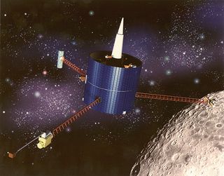 The Lunar Prospector was designed for a low polar orbit investigation of the Moon, including mapping of surface composition and possible polar ice deposits, measurements of magnetic and gravity fields, and study of lunar outgassing events.