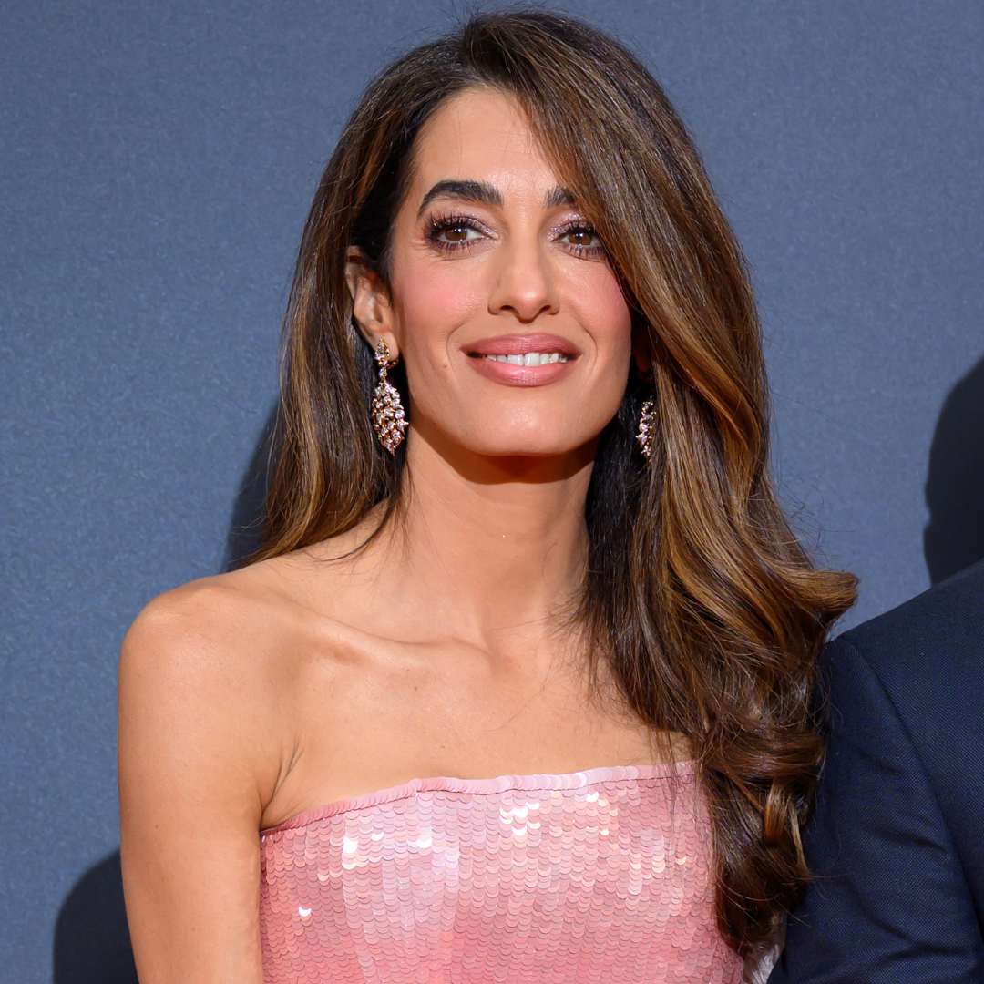 Amal Clooney went on a Paris date night with George in a leather jacket and matching knee-high boots