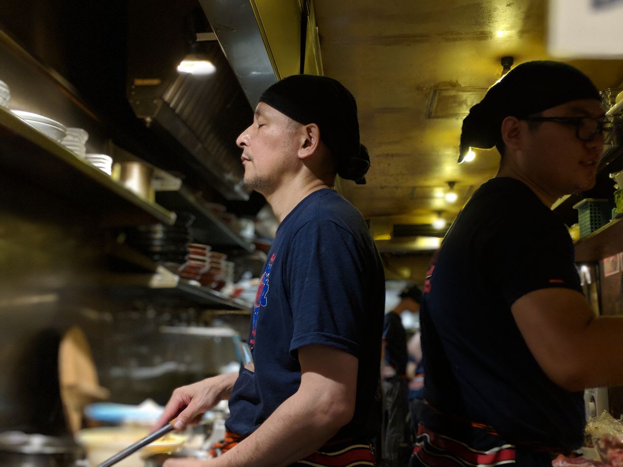 A chef at work