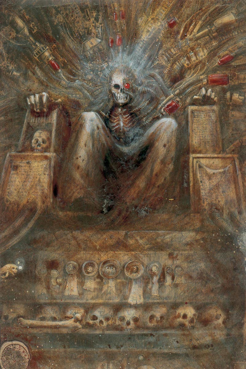The Emperor Upon His Golden Throne by John Blanche