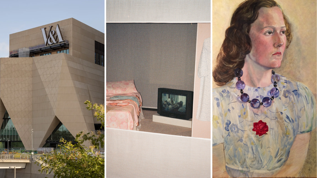 A building, a room , a painting