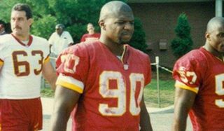 Terry Crews, in his Redskins jersey
