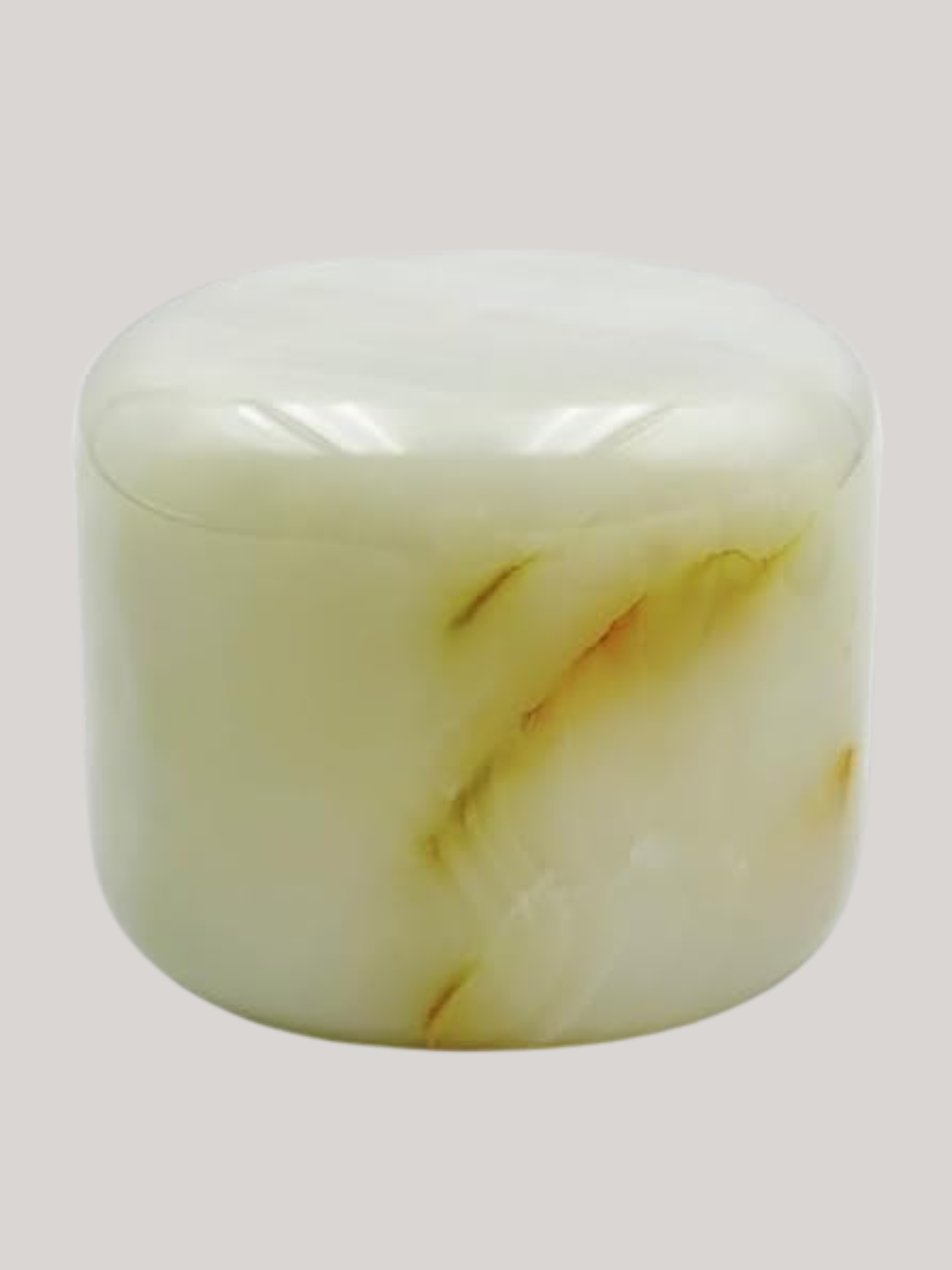 A light green marble touch lamp from Amazon