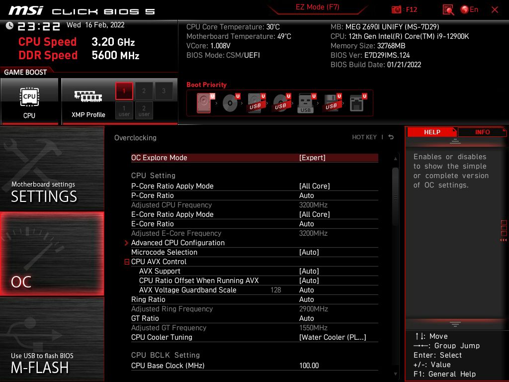 MSI MEG Z690I Unify