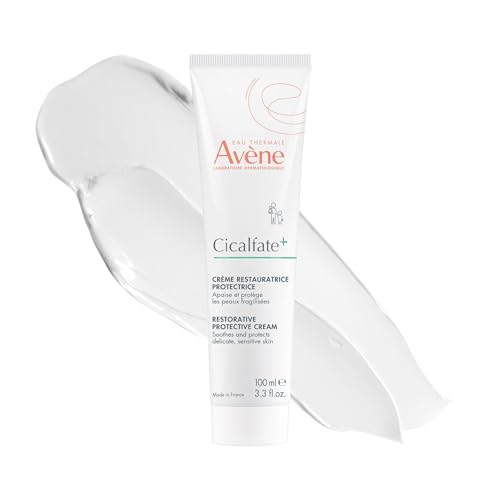 Av&amp;egrave;ne Cicalfate+ Restorative Protective Cream, Face Moisturizer, Face Cream for Sensitive Skin, Helps Restore Skin Barrier, Restorative Cream, Safe for Infants, Children and Adults, 3.3 Fl Oz