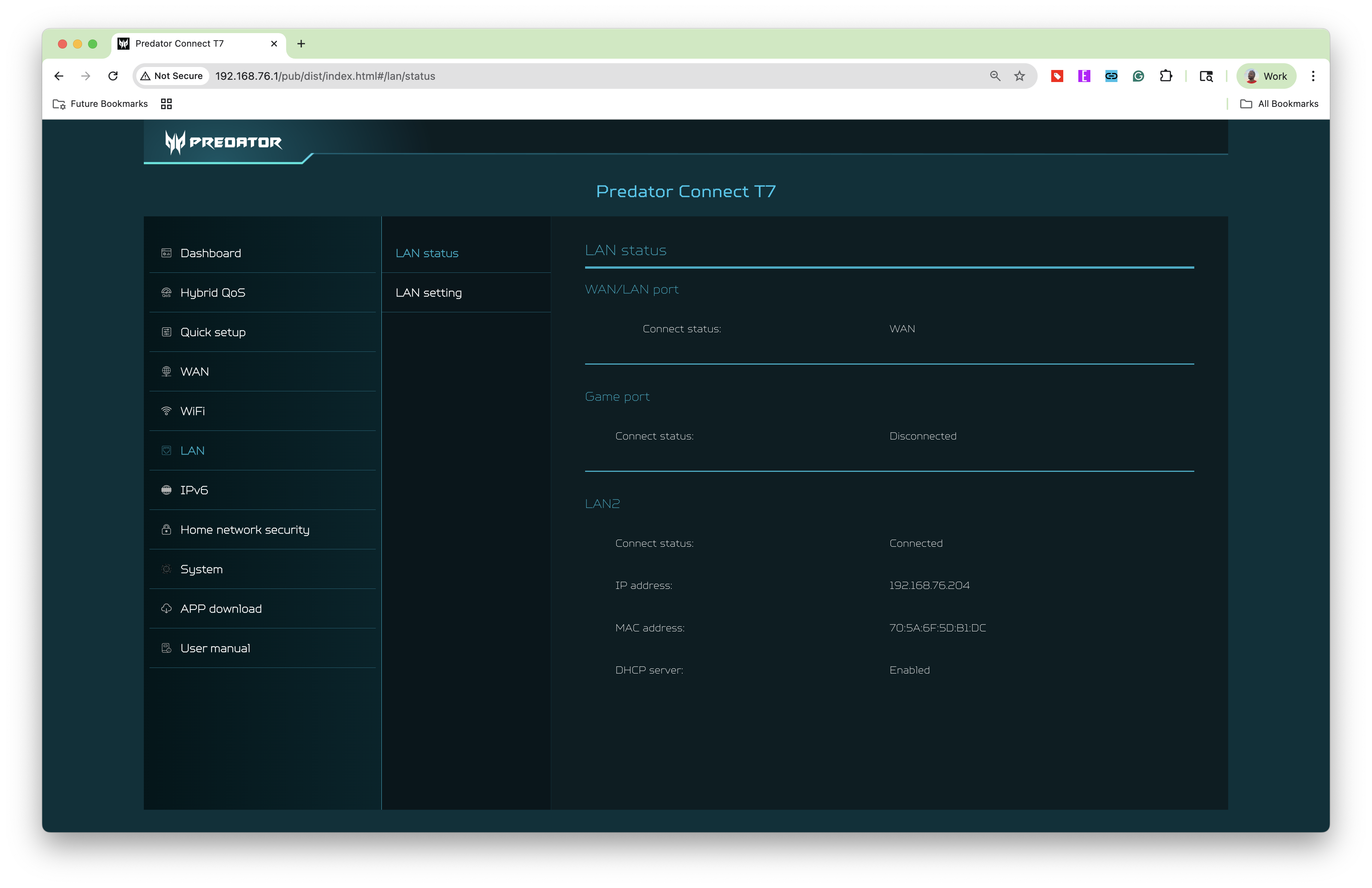 Acer Predator Connect T7