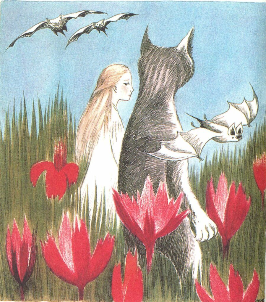 An illustration from Alice in Wonderland.