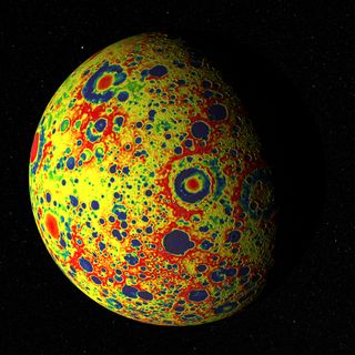 Gravity map of the Moon