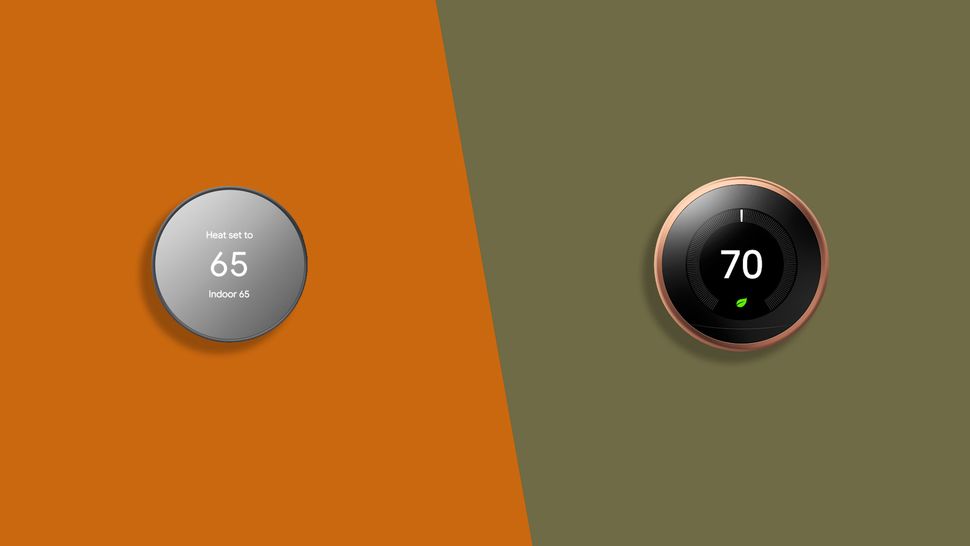 nest thermostat in dining room