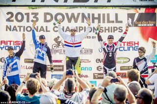 Gee and Rachel Atherton take double win at British Downhill Nationals
