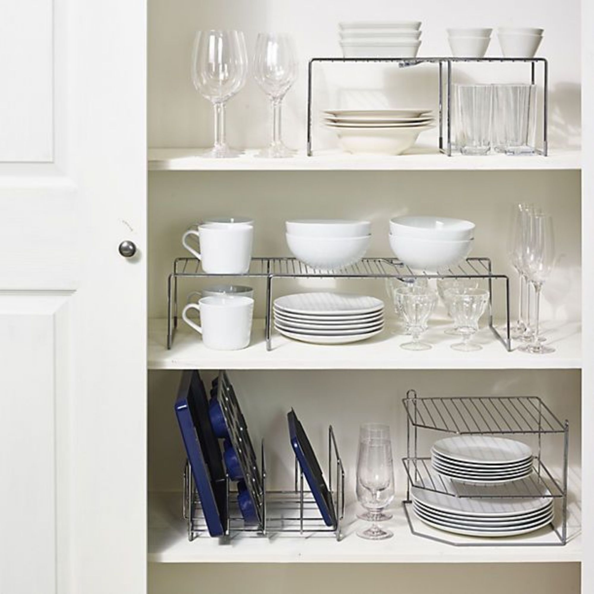 Lakeland Adapt A Shelf Extendable Storage Shelf Large