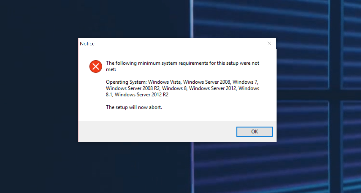 Ошибка Windows 10