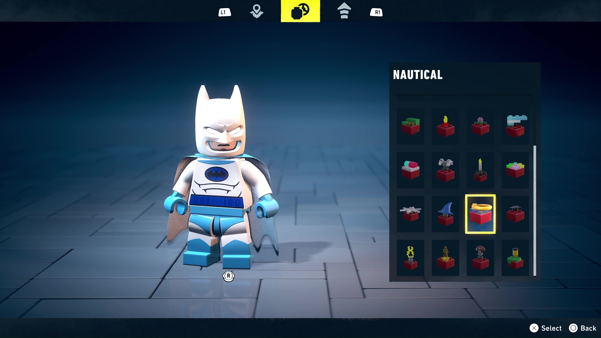 Nautical Red Brick modifier in Lego Batman Legacy of the Dark Knight
