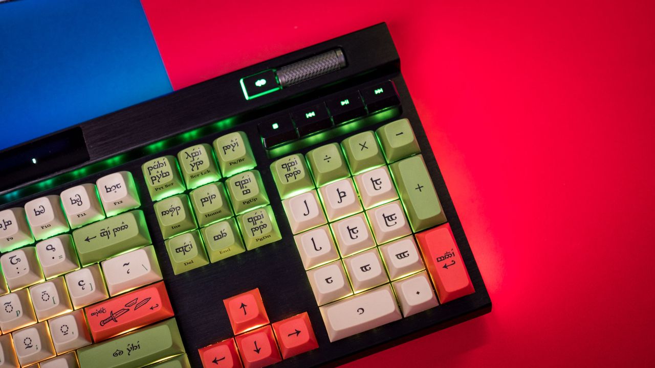 Drop + LOTR Elvish Keycap Set
