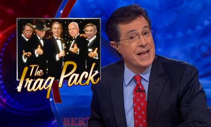 Stephen Colbert takes his turn laughing at Dick Cheney's Iraq comments
