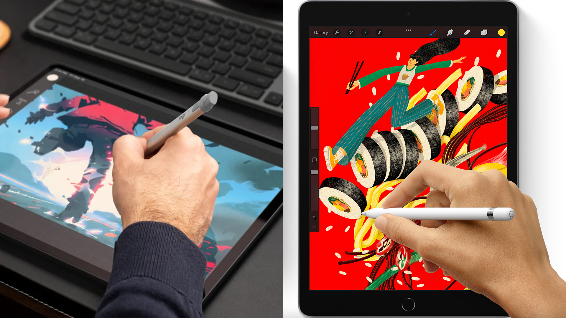 Logitech Crayon for iPad - Orange - Education - Apple