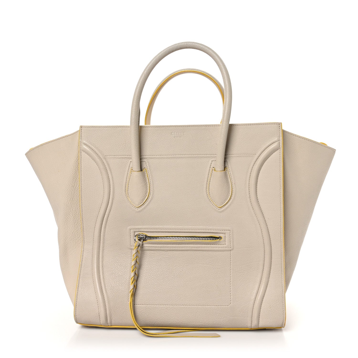 Grained Calfskin Medium Phantom Luggage Powder