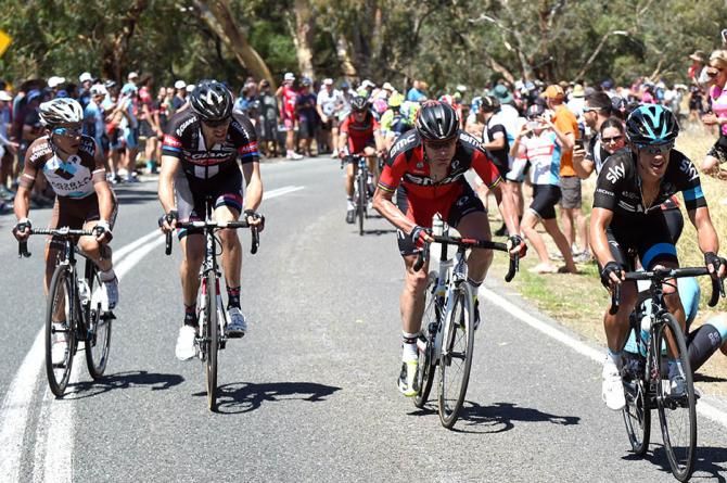 Cadel Evans (BMC) and Tom Dumoulin (Giant-Alpecin)