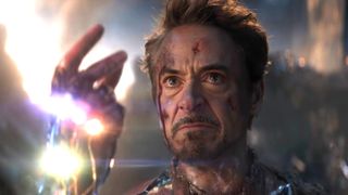 Robert Downey Jr. is shown in Avengers: Endgame.