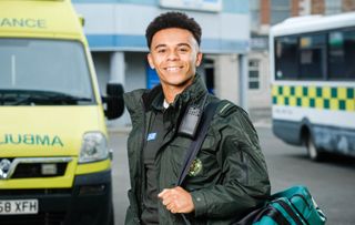 Milo Clarke plays Teddy Gowan in Casualty