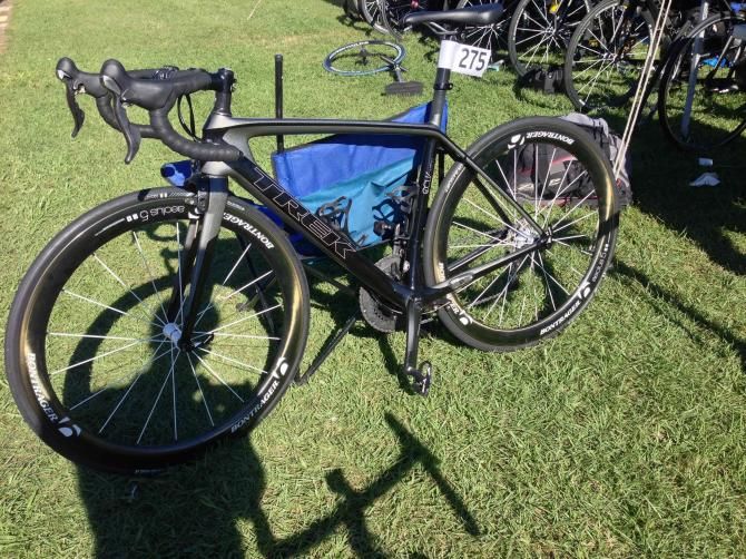 The Suzuki Bontrager women's team were using the new Trek Madone