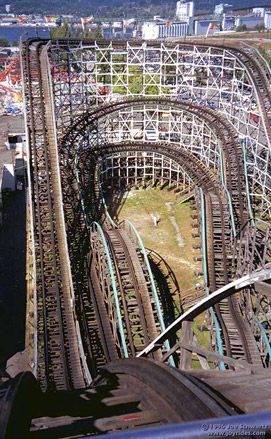Carl Phare's wooden rollercoaster, Vancouver