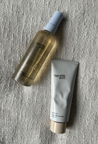 Djerf Avenue hair review: the breezy styling mist and on the go styling gel