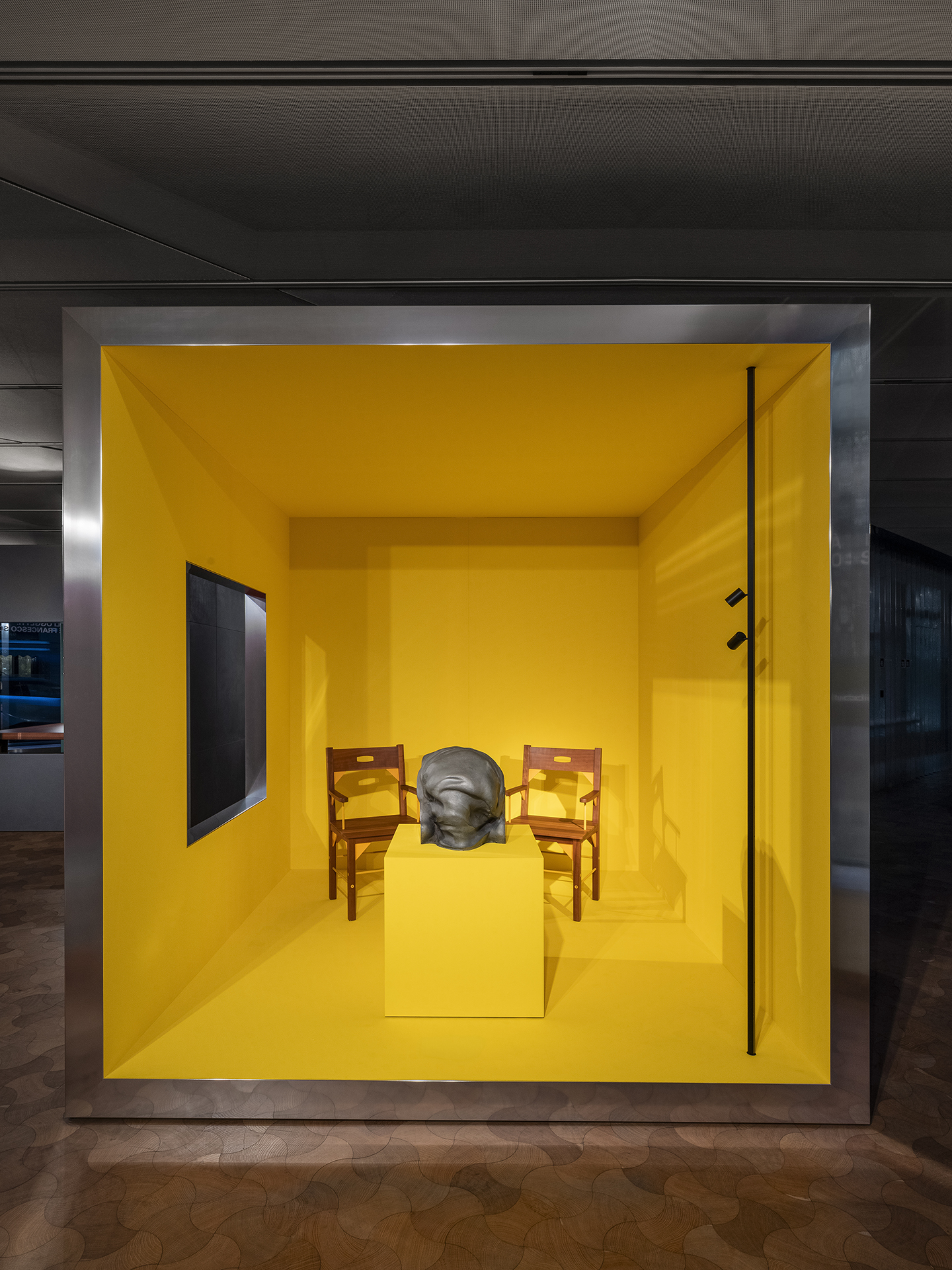 Milano Museo City: Unifor installation of La citt&amp;agrave; degli oggetti: Aldo Rossi e Francesco Somaini