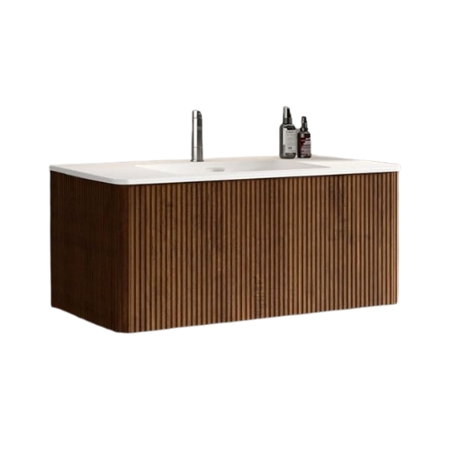 Amazon, Homary Bathroom Vanity With Sink