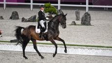 Jessica von Bredow-Werndl on her way to winning Olympic individual gold