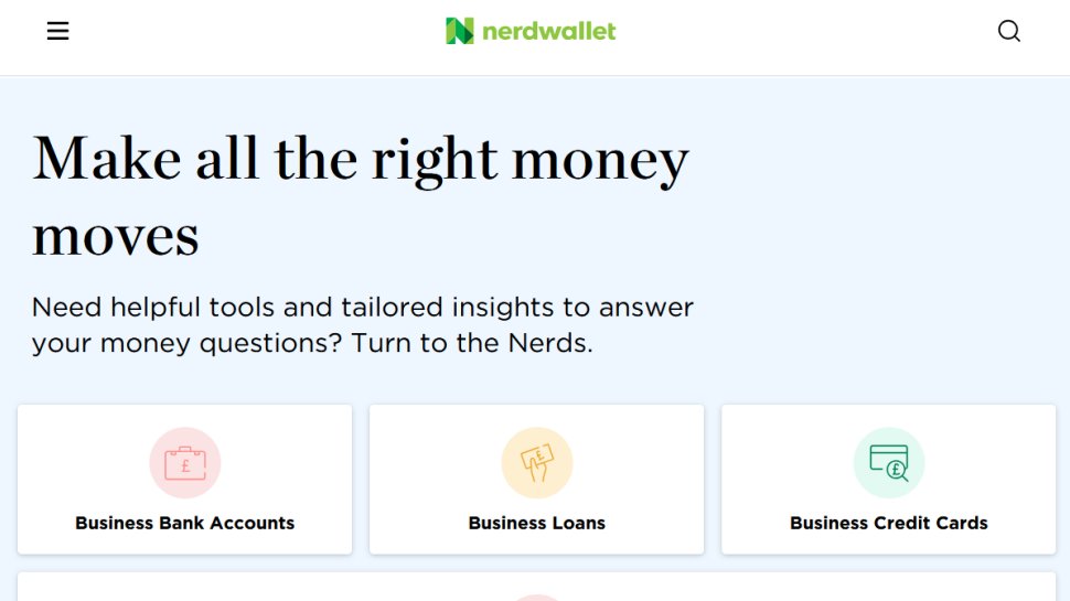 NerdWallet website screenshot (September 2025).