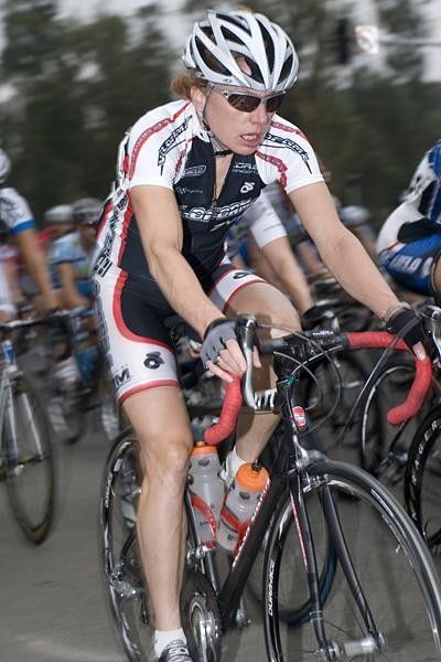 Hilary Billington in action.