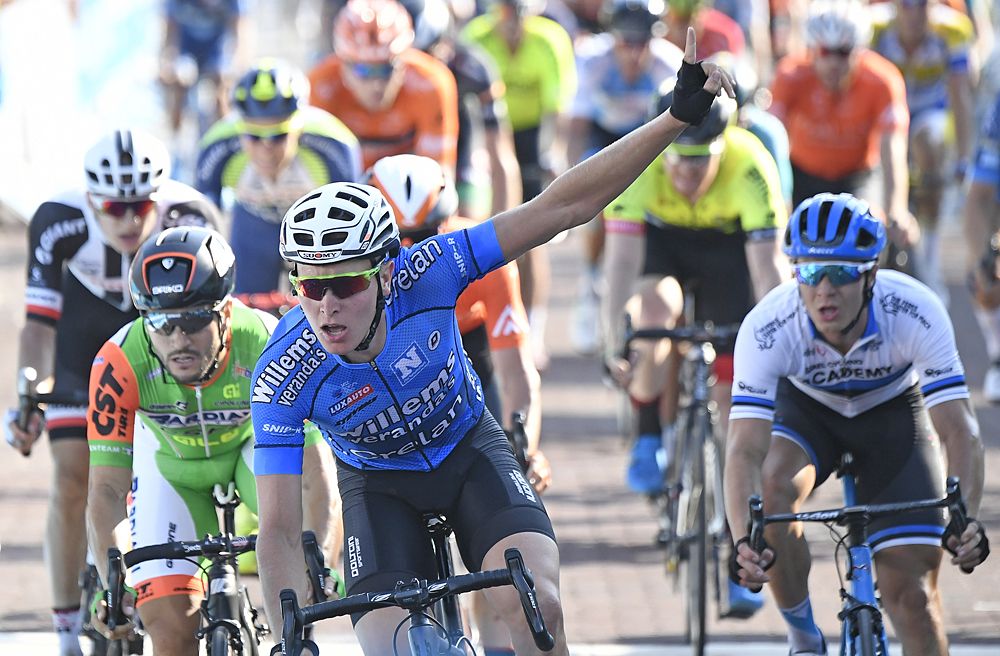Tim Merlier (Bel) Veranda's Willems Crelan wins stage 3 at Tour of Denmark