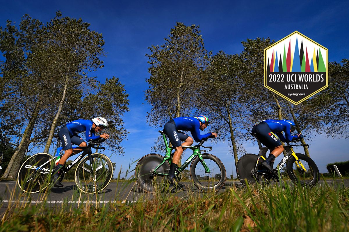 UCI Road World Championships Live Team Time Trial Mixed Relay