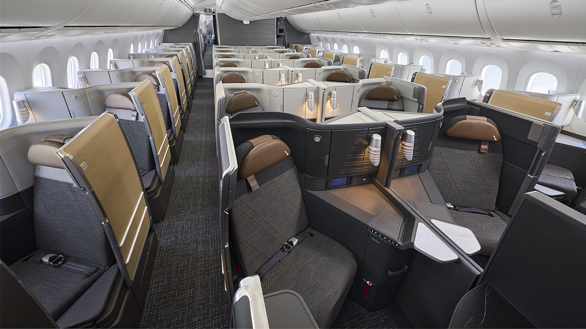The new Flagship Suite cabin on American Airlines