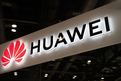 Huawei sign.