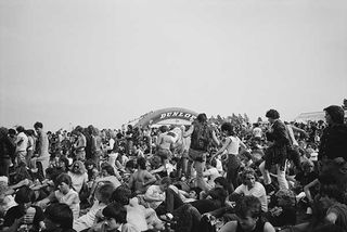 The crowd at Donington 1984