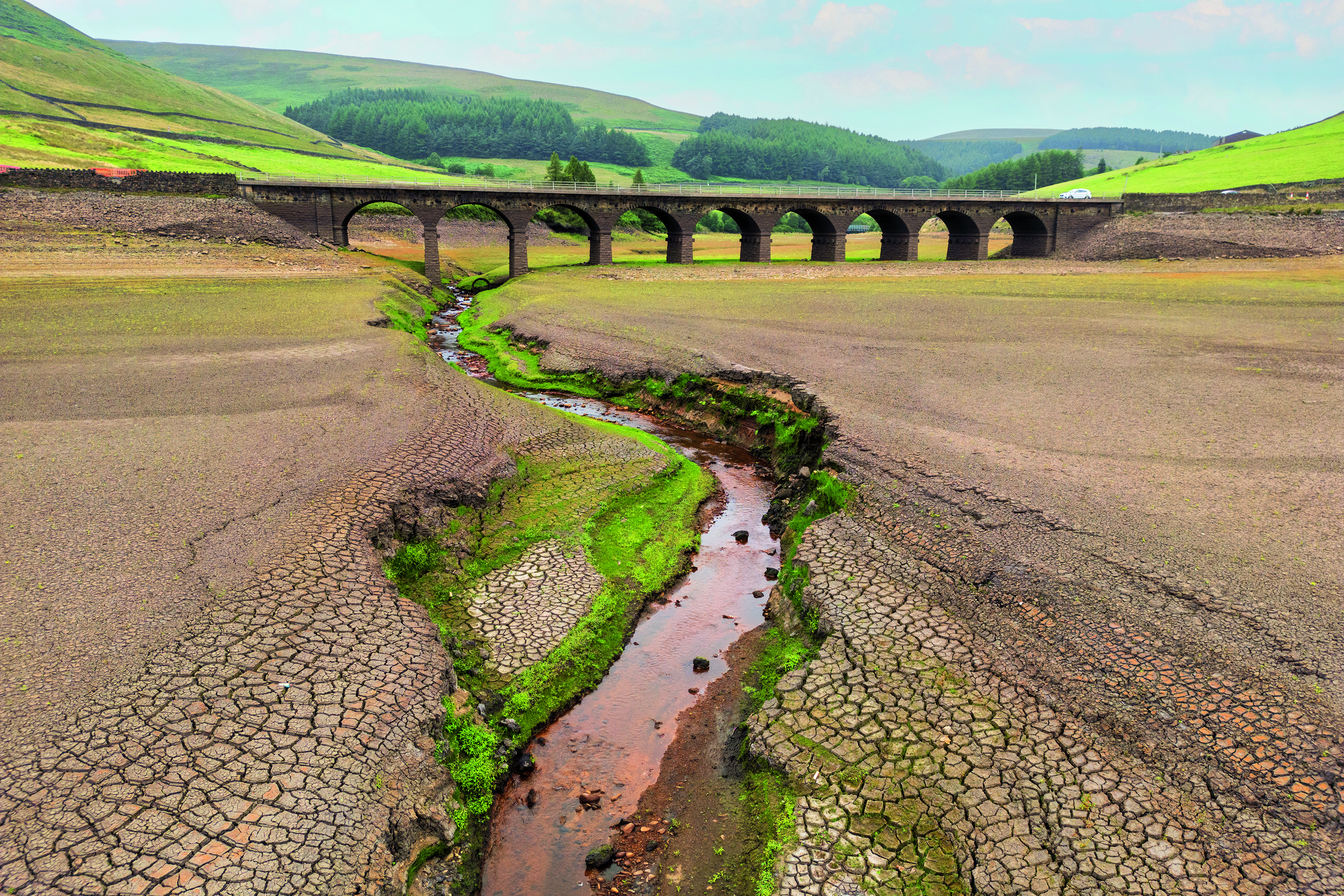Woodhead Reservoir in Longdendale, Derbyshire