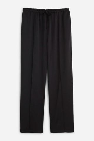  Petite Pintucked Slim Pull-On Pants 